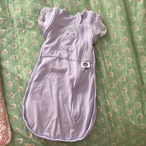 Lavender zen one nested bean swaddle.